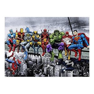 Marvel & DC Superheroes Skyscraper Poster