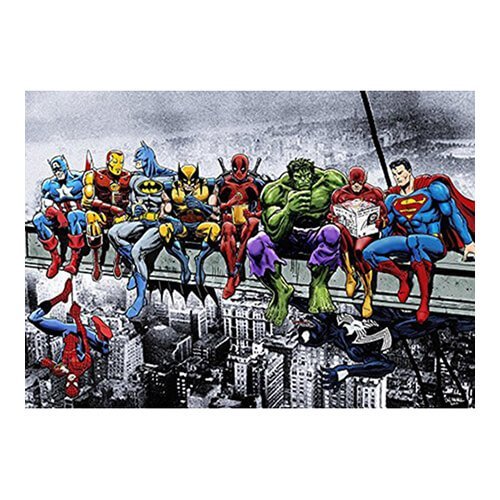 Marvel & DC Superheroes Skyscraper Poster