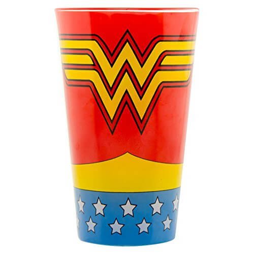 Wonder Woman Coloured Glass