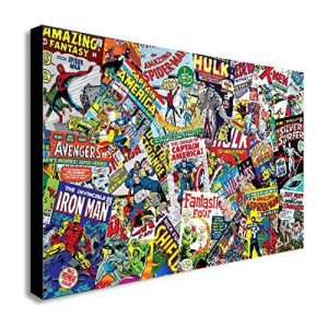 Marvel Comics Collage Canvas