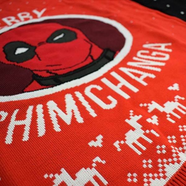 Marvel Deadpool Merry Chimichanga Christmas Jumper