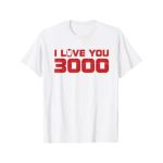 Iron Man I Love You 3000 T-shirt White